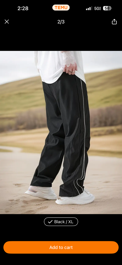 Men's Casual Pants - Outdoor Activities - Drawstring and Breathable Fabric - Ideal for Fitness and Sports.